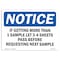 Signmission OSHA Notice Sign, 7" H, Rigid Plastic, If Getting More Than 1 Sample Let 3-4 Sheets Sign, Landscape OS-NS-P-710-L-13603 - alternate 1